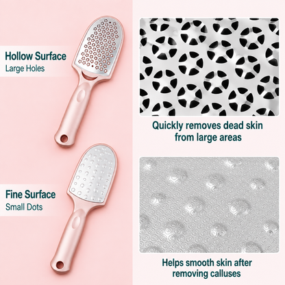 Double-Sided Foot File & Callus Remover - Black