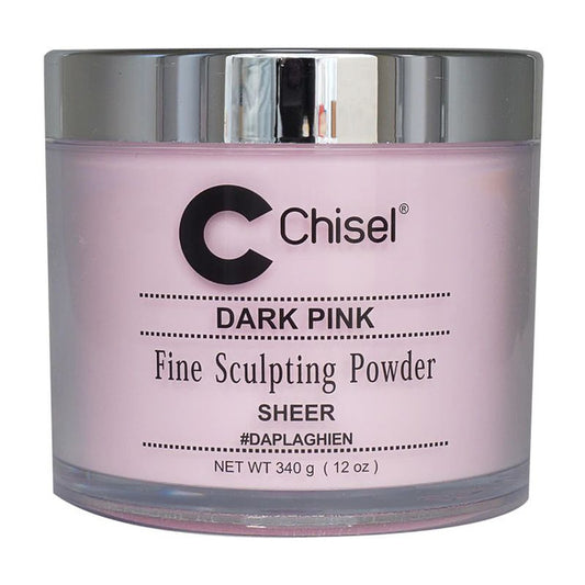 CHISEL ACRYLIC POWDER 12OZ  - DARK PINK