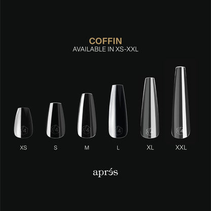 Apres | Gel-X® Natural Coffin Box of Tips - Mini (280pcs)