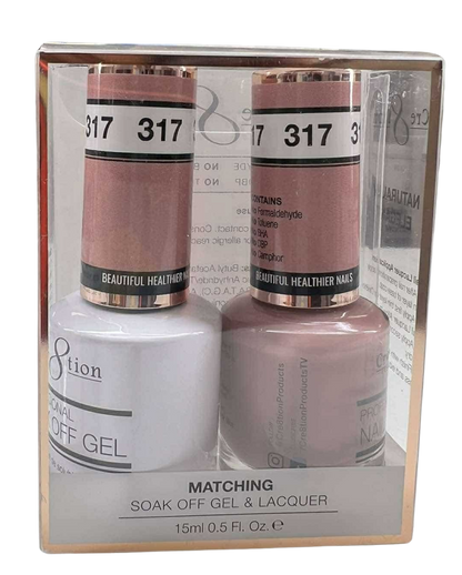 Cre8tion Duo | Matching Color Gel & Nail Lacquer - #317