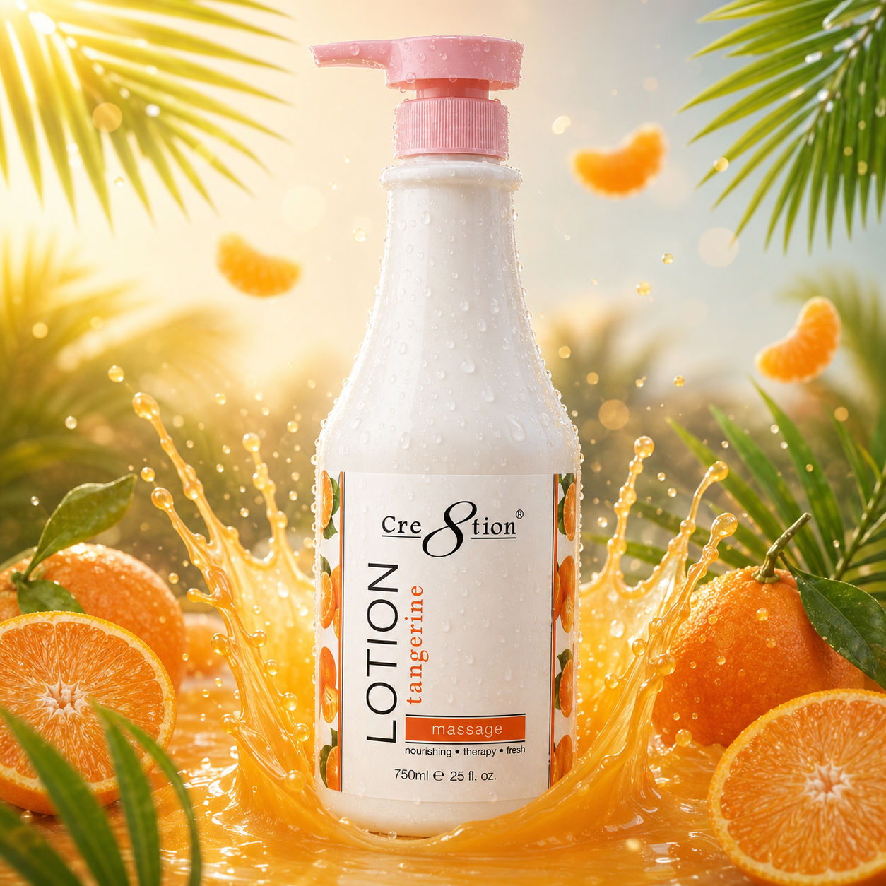 Cre8tion Hand & Body Lotion 750ml - TANGERINE