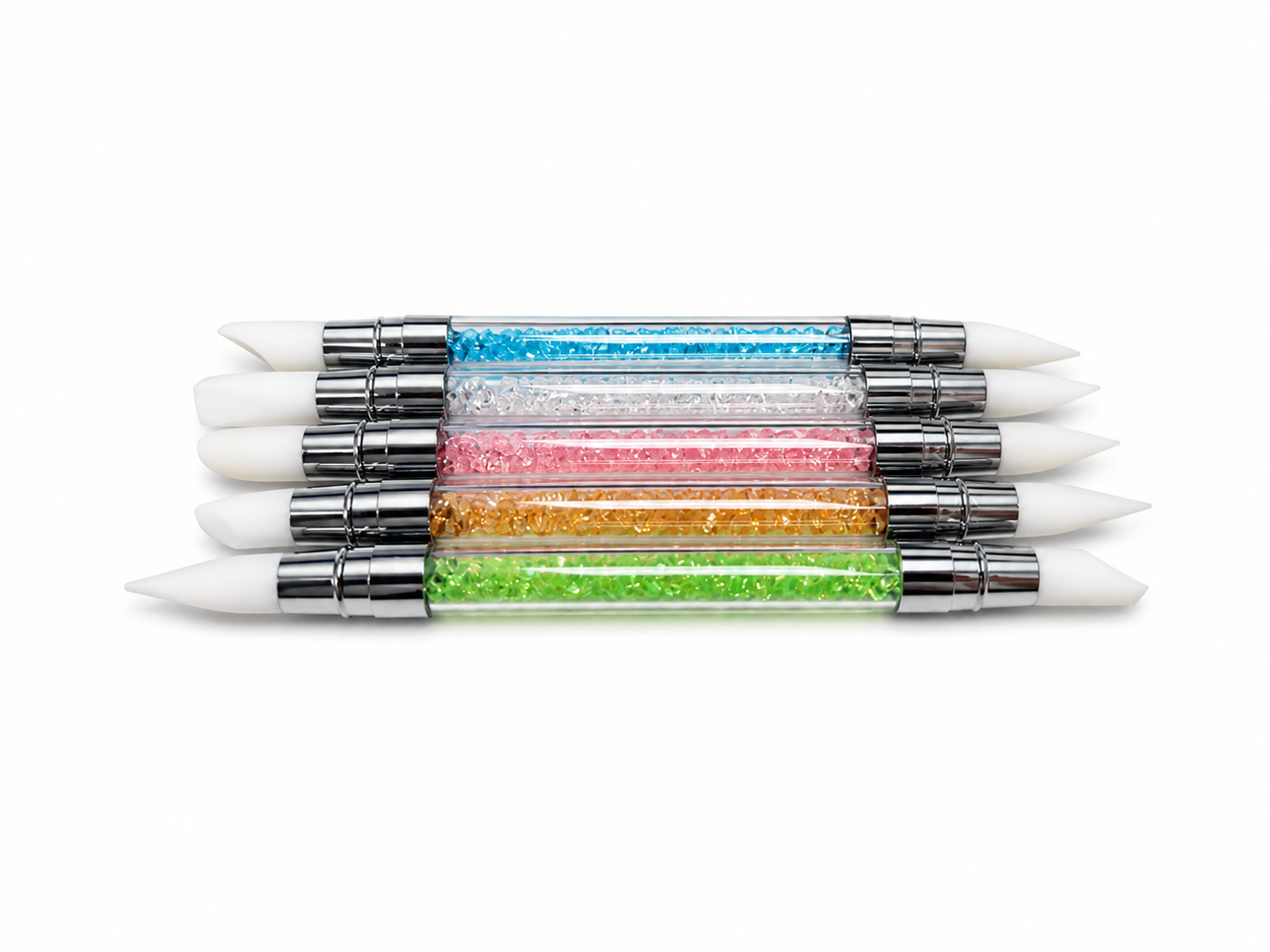 Double Ended Silicone Nail Art Tools 5pcs