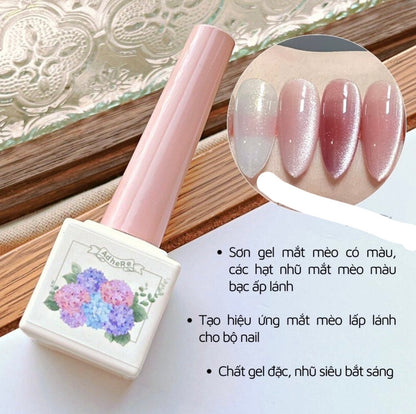 Silver Cat Eye Gel Polish ( 12ml )