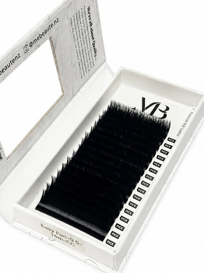 Easy Volume Fans - Single Size Lashes - 0.05mm