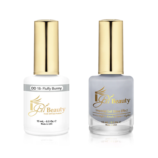 IGEL | GEL & NORMAL POLISH DUO - DD018 FLUFFY BUNNY