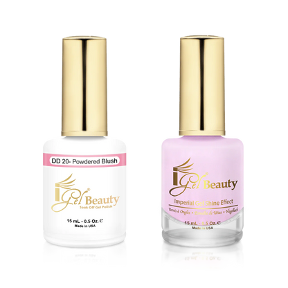 IGEL | GEL & NORMAL POLISH DUO - DD020 POWDERED BLUSH