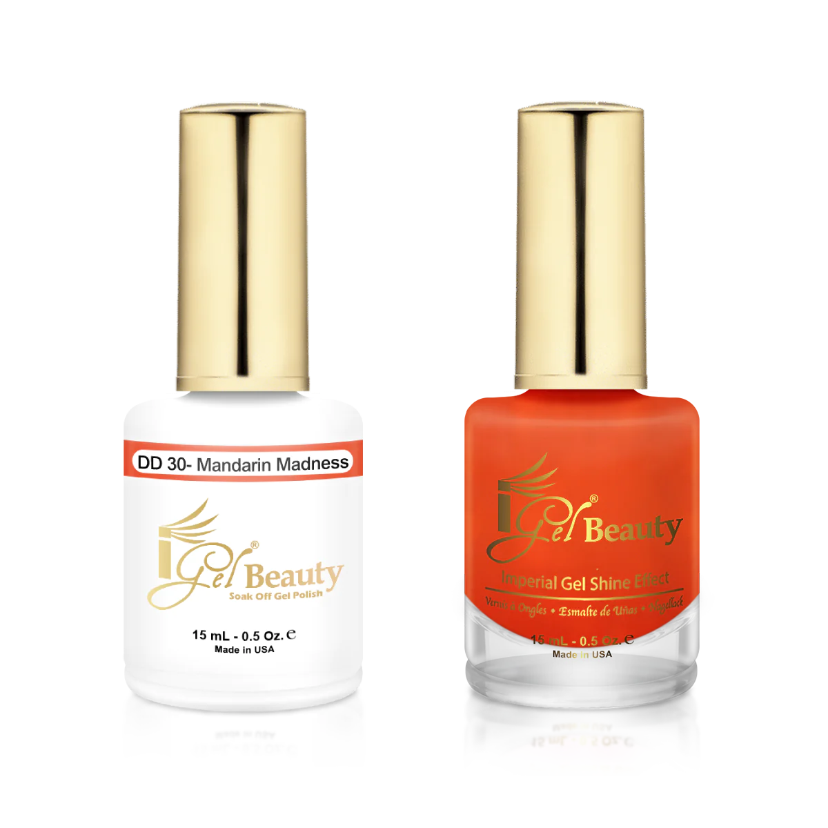 IGEL | GEL & NORMAL POLISH DUO - DD030 MANDARIN MADNESS