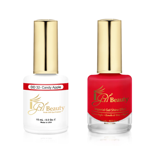 IGEL | GEL & NORMAL POLISH DUO - DD032 CANDY APPLE
