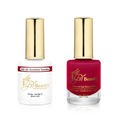 IGEL | GEL & NORMAL POLISH DUO - DD033 SUNDRIED TOMATO