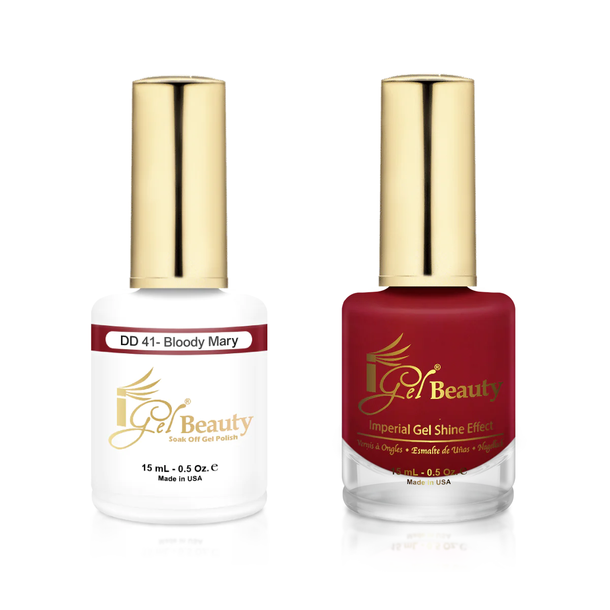 IGEL | GEL & NORMAL POLISH DUO - DD041 BLOODY MARRY