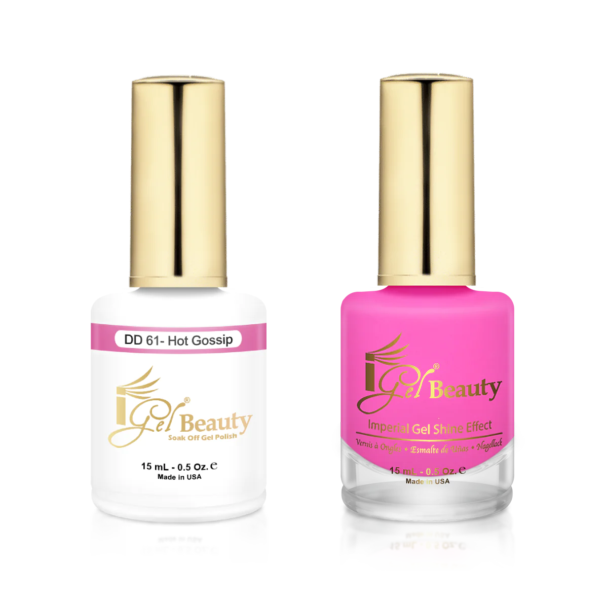 IGEL | GEL & NORMAL POLISH DUO - DD061 HOT GOSSIP
