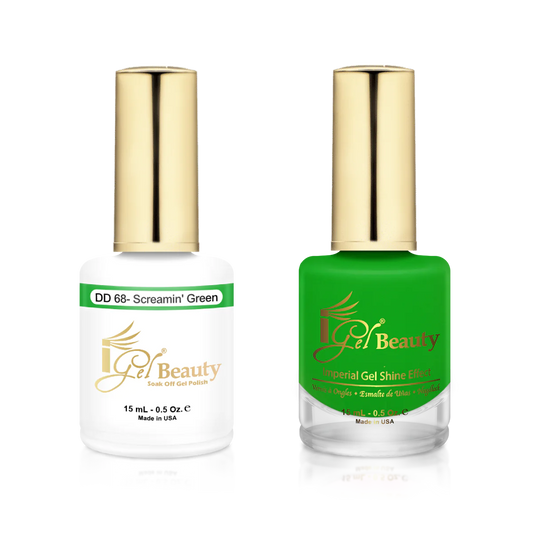 IGEL | GEL & NORMAL POLISH DUO - DD068 Screamin' Green