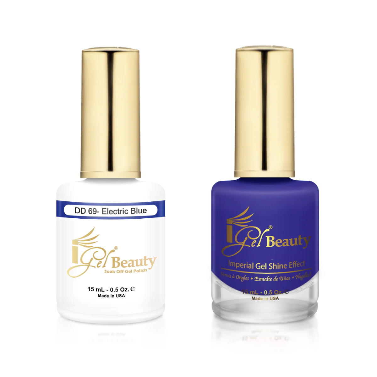 IGEL | GEL & NORMAL POLISH DUO - DD069 Electric Blue