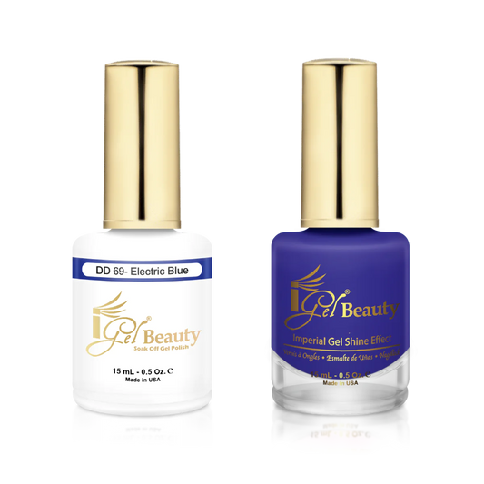 IGEL | GEL & NORMAL POLISH DUO - DD069 Electric Blue