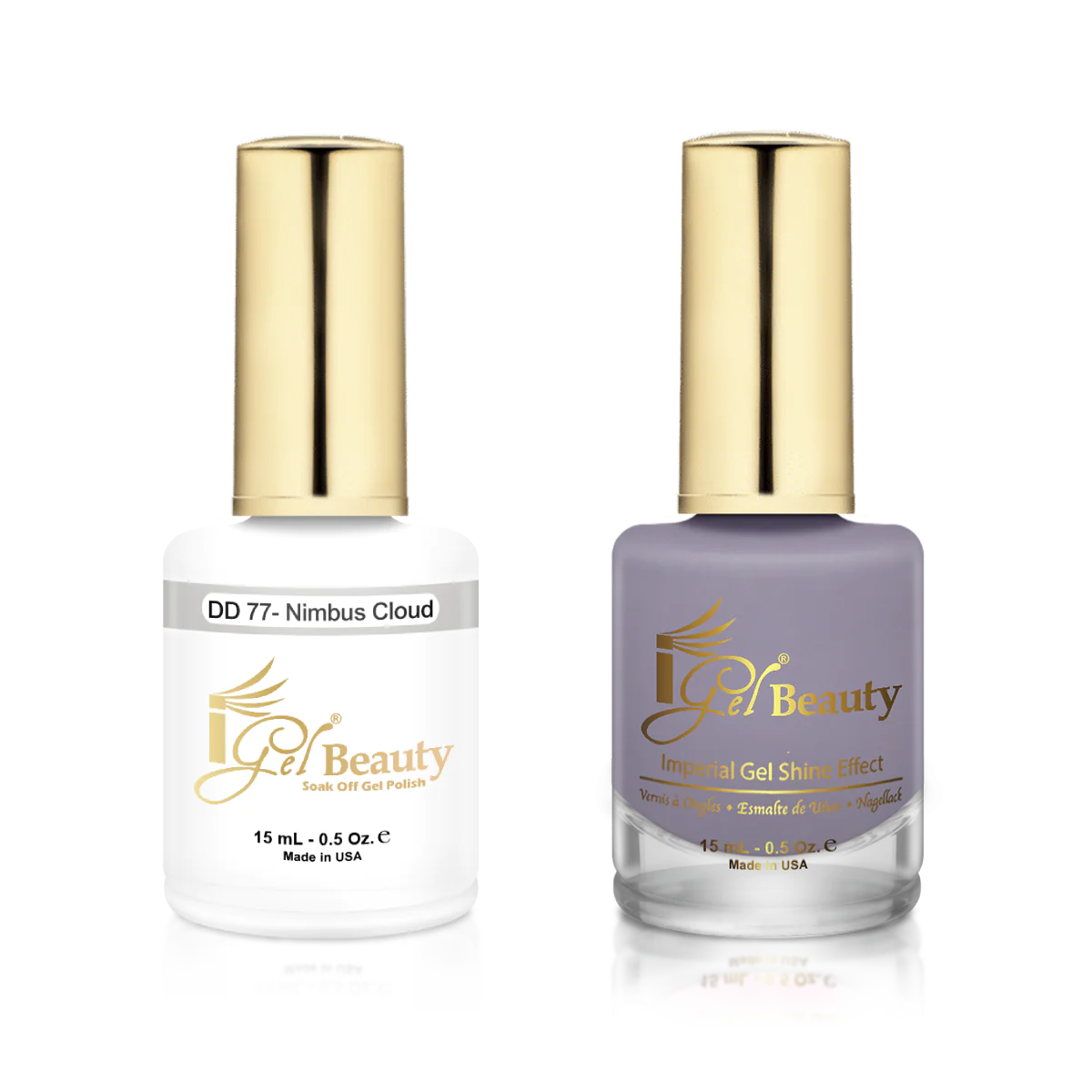 IGEL | GEL & NORMAL POLISH DUO - DD077 Nimbus Cloud