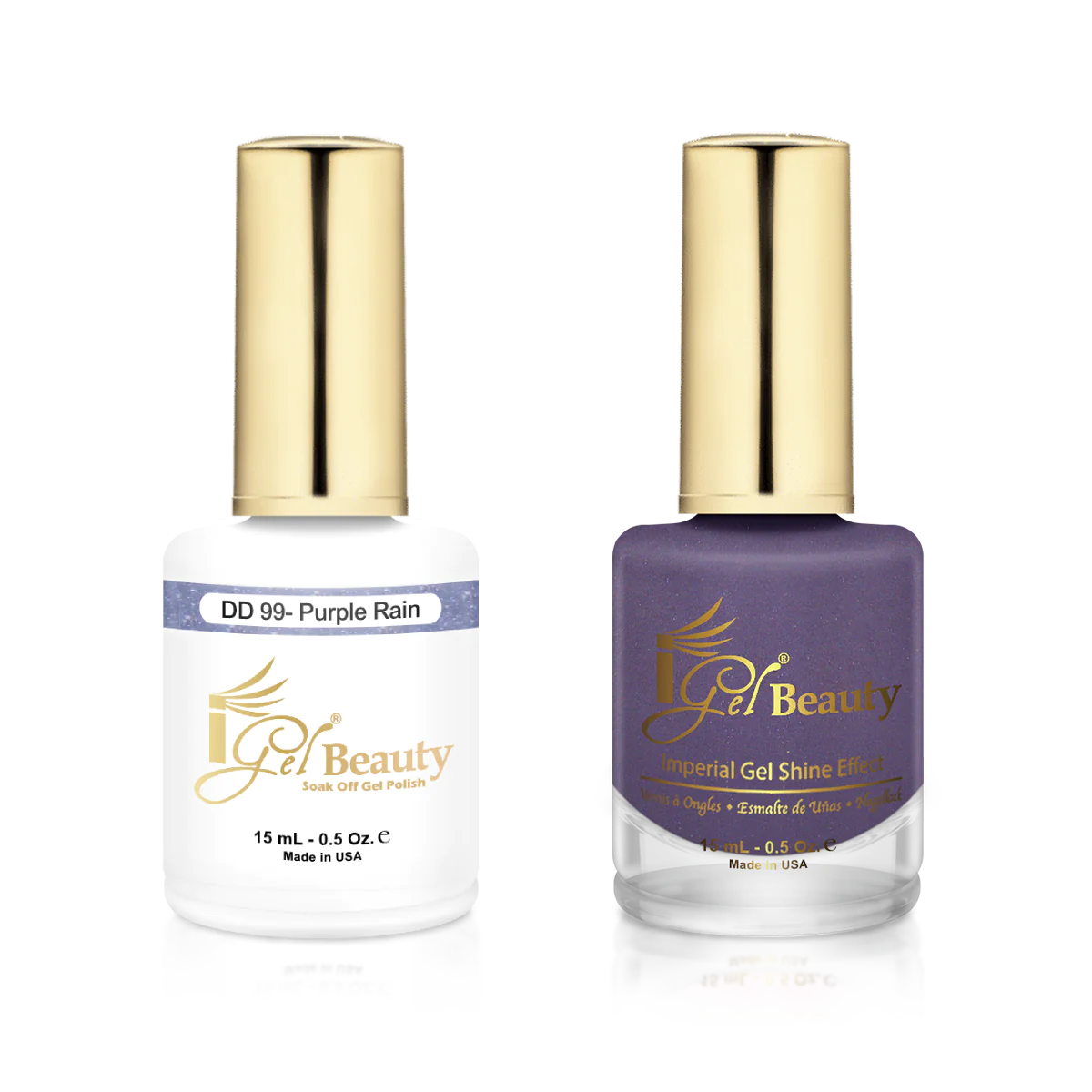 IGEL | GEL & NORMAL POLISH DUO - DD099 Purple Rain