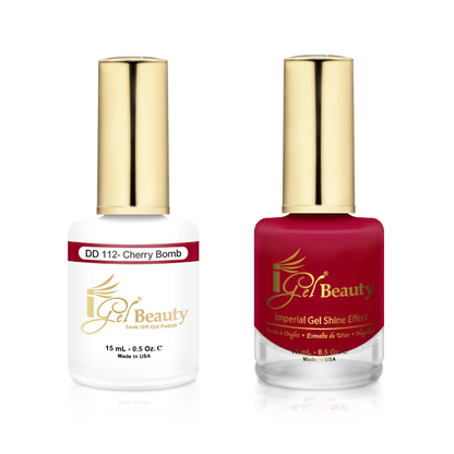 IGEL | GEL & NORMAL POLISH DUO - DD112 Cherry Bomb