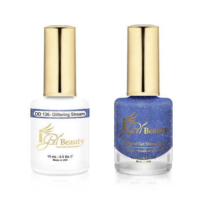IGEL | GEL & NORMAL POLISH DUO - DD136 Glittering Stream