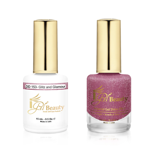 IGEL | GEL & NORMAL POLISH DUO - DD153 Glitz & Glamour