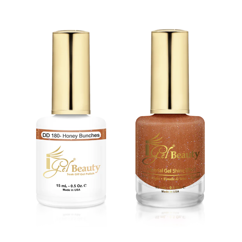 IGEL | GEL & NORMAL POLISH DUO - DD180 Honey Bunches