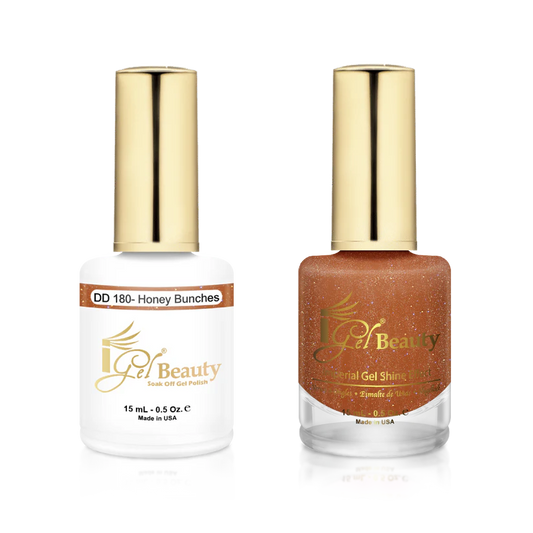 IGEL | GEL & NORMAL POLISH DUO - DD180 Honey Bunches