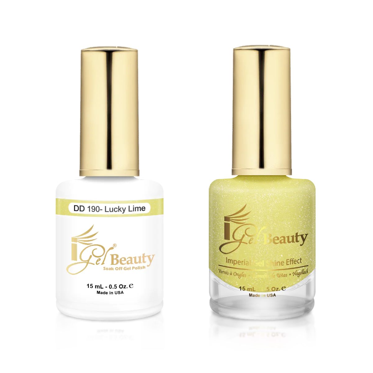 IGEL | GEL & NORMAL POLISH DUO - DD190 Lucky Lime