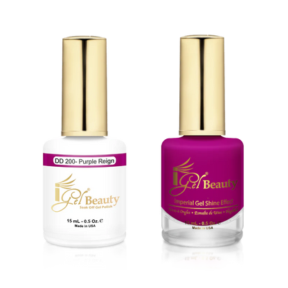 IGEL | GEL & NORMAL POLISH DUO - DD200 Purple Reign