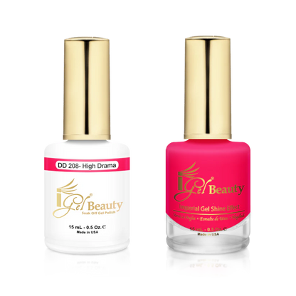 IGEL | GEL & NORMAL POLISH DUO - DD208 High Drama