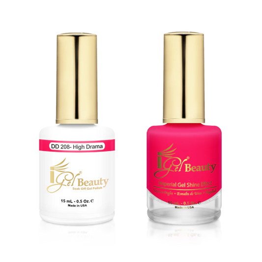 IGEL | GEL & NORMAL POLISH DUO - DD208 High Drama