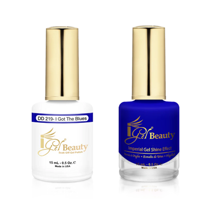 IGEL | GEL & NORMAL POLISH DUO - DD219  I Got the Blues