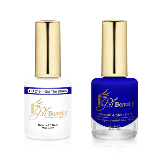 IGEL | GEL & NORMAL POLISH DUO - DD219  I Got the Blues