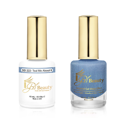IGEL | GEL & NORMAL POLISH DUO - DD222 Teal Me About It