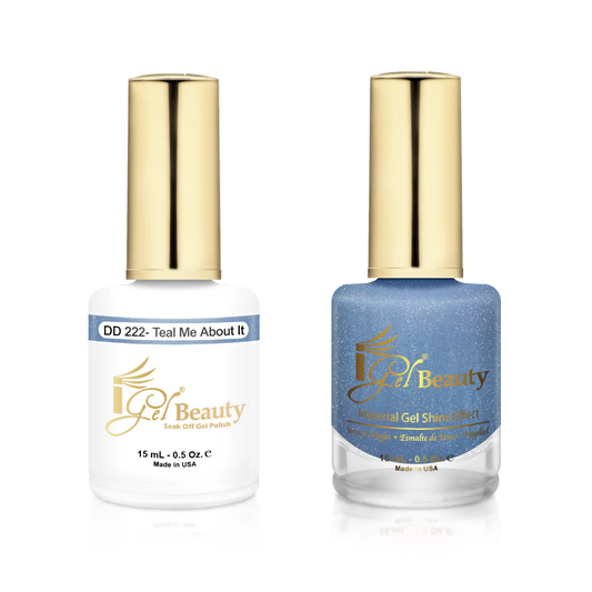 IGEL | GEL & NORMAL POLISH DUO - DD222 Teal Me About It