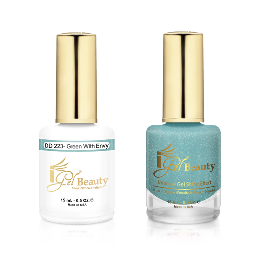IGEL | GEL & NORMAL POLISH DUO - DD223 Green With Envy