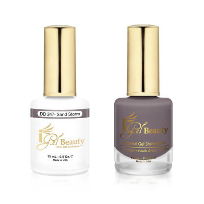 IGEL | GEL & NORMAL POLISH DUO - DD247 Sand Storm