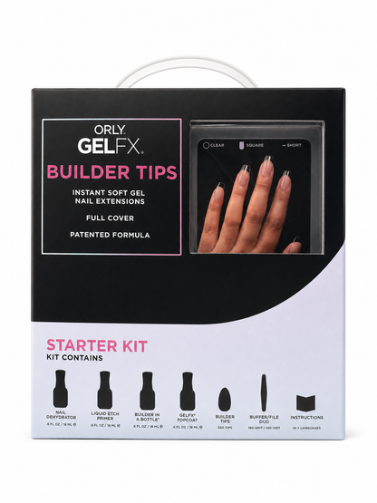 GELFX Builder Tips Starter Kit - Square Short