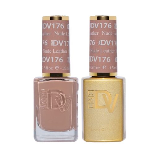 DND DIVA Gel & Lacquer Duo - DV #176 Nude Leather