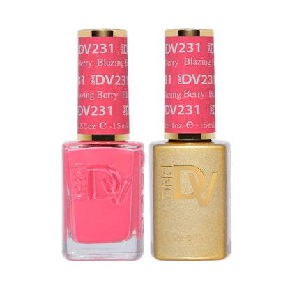 DND DIVA Gel & Lacquer Duo - DV #231 Blazing Berry