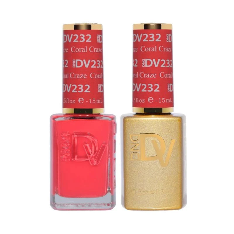 DND DIVA Gel & Lacquer Duo - DV #232 Coral Craze