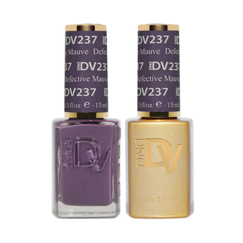 DND DIVA Gel & Lacquer Duo - DV #237 Detective Mauve