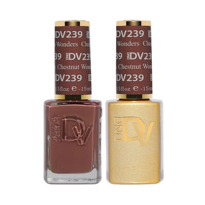 DND DIVA Gel & Lacquer Duo - DV #239 Chestnut Wonders