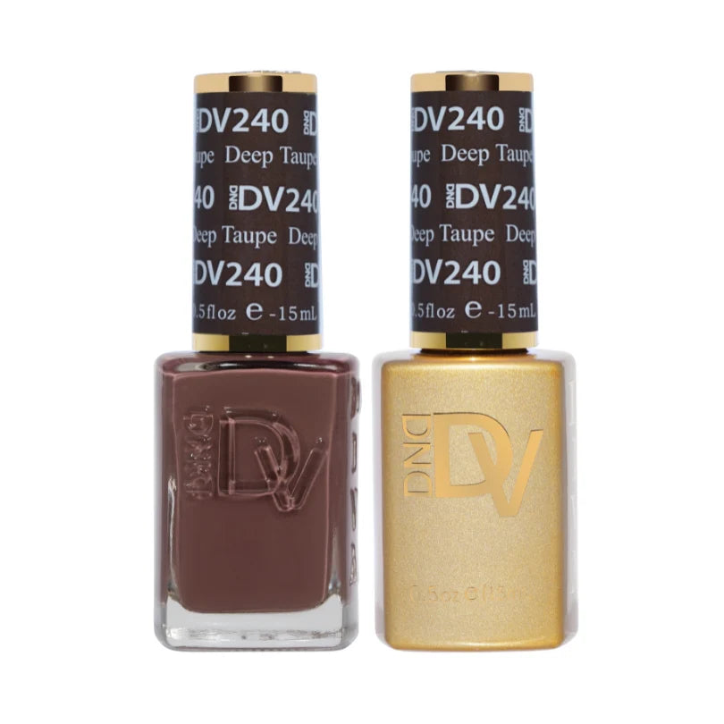 DND DIVA Gel & Lacquer Duo - DV #240 Deep Taupe