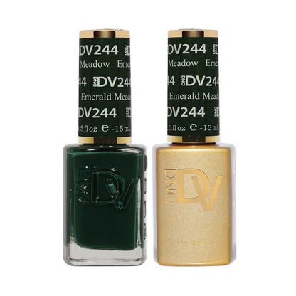 DND DIVA Gel & Lacquer Duo - DV #244 Emerald Meadow