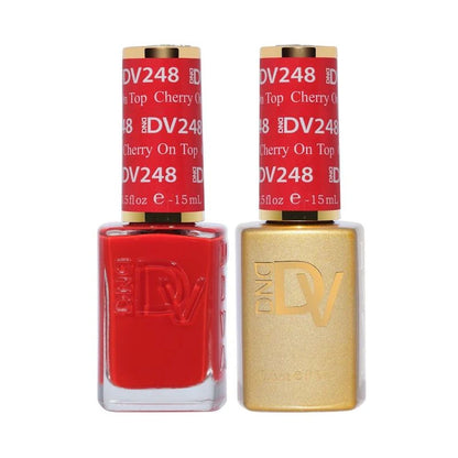 DND DIVA Gel & Lacquer Duo - DV #248 Cherry On Top