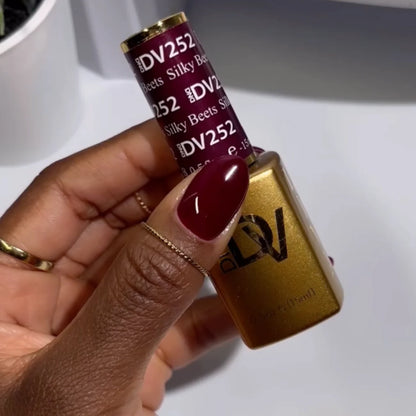 DND DIVA Gel & Lacquer Duo - DV #252 Silky Beets