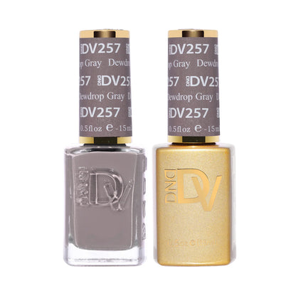 DND DIVA Gel & Lacquer Duo - DV #257 Dewdrop Gray