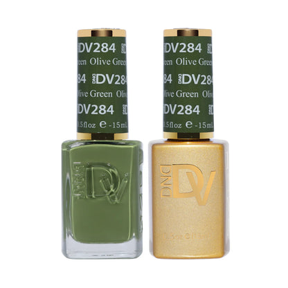 DND DIVA Gel & Lacquer Duo - DV #284 Olive Green