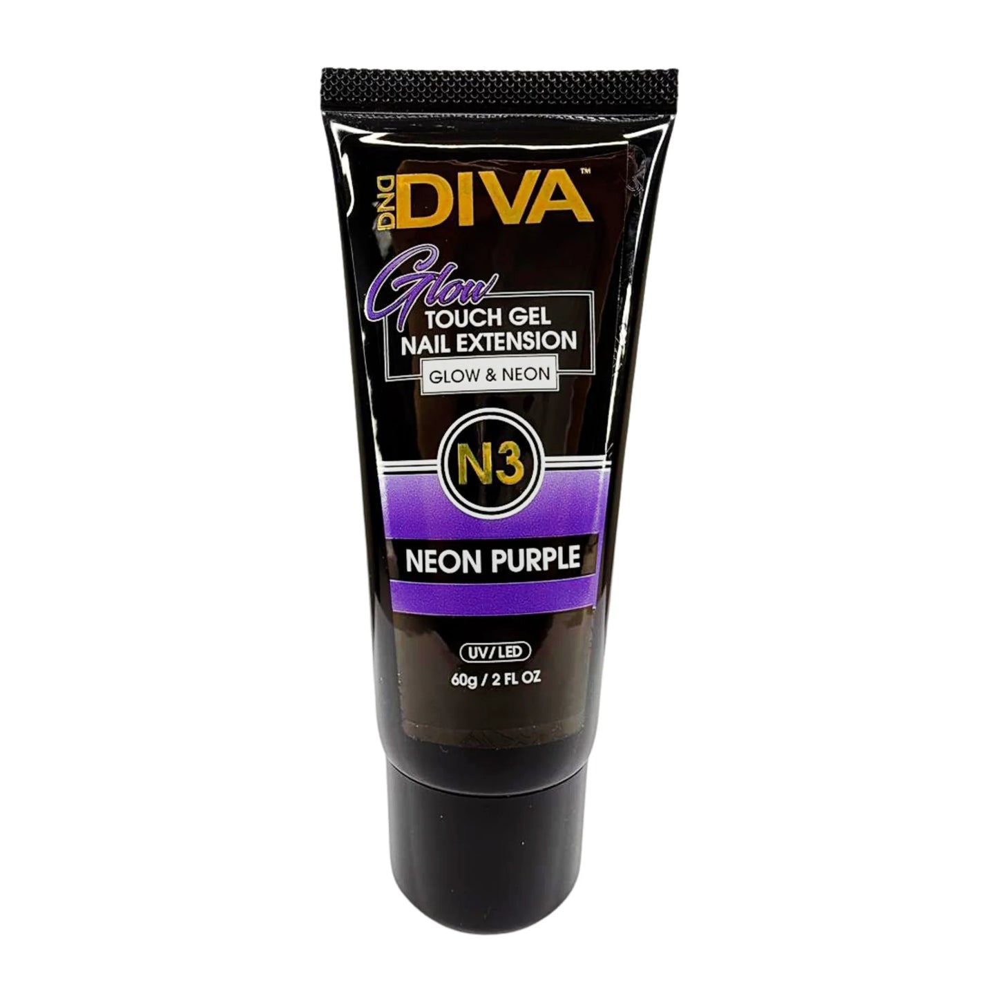 DND Diva Glow Touch Gel - N03 Neon Purple