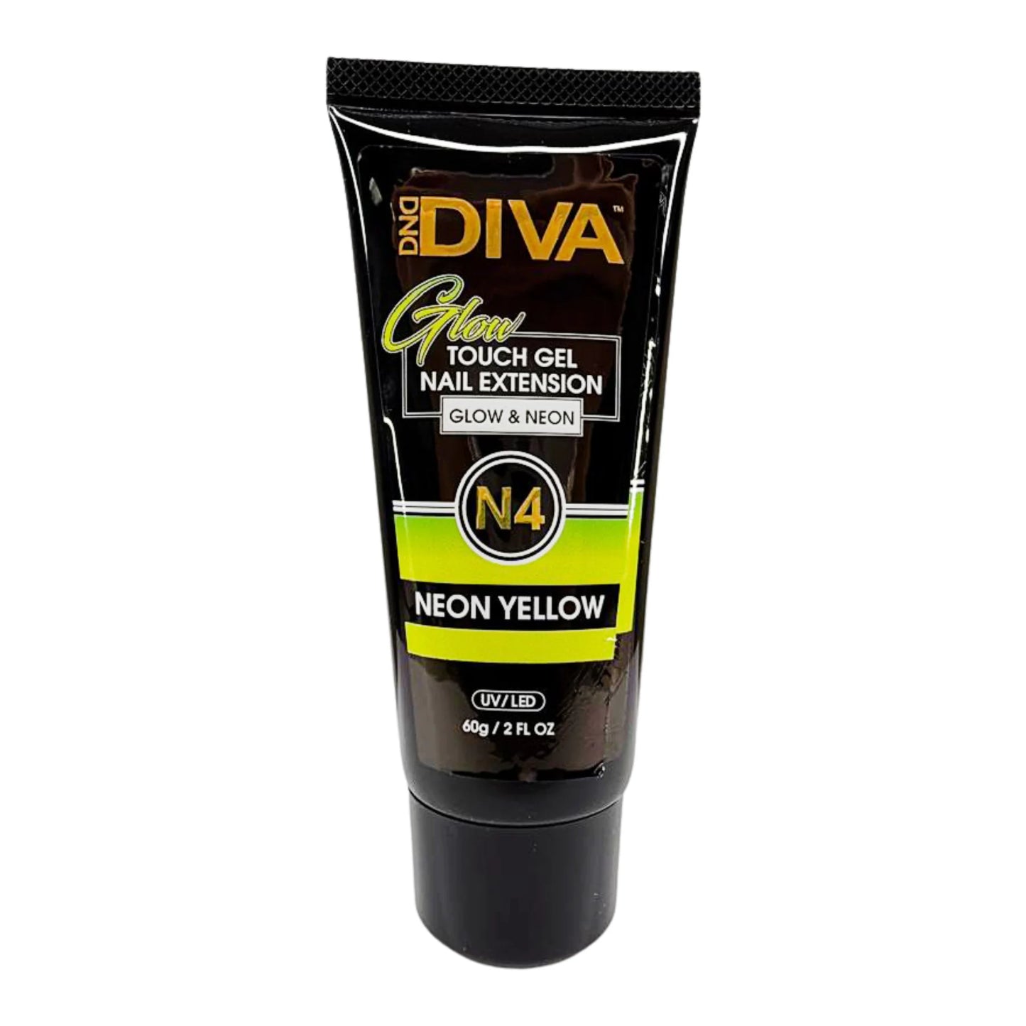 DND Diva Glow Touch Gel - N04 Neon Yellow