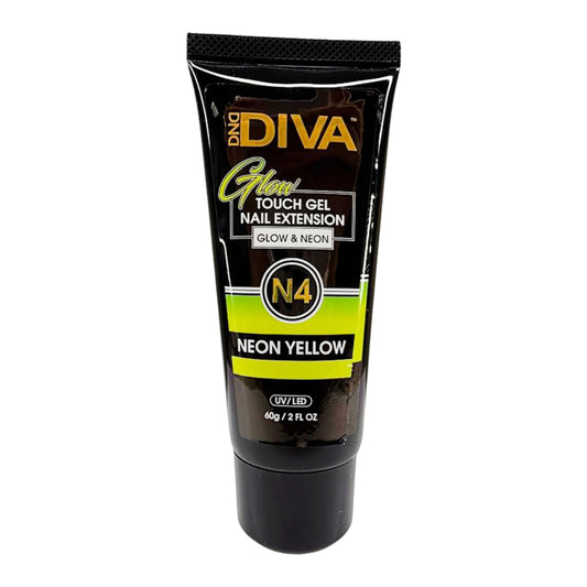 DND Diva Glow Touch Gel - N04 Neon Yellow